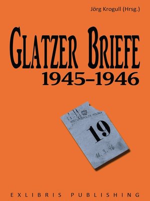 cover image of Glatzer Briefe
